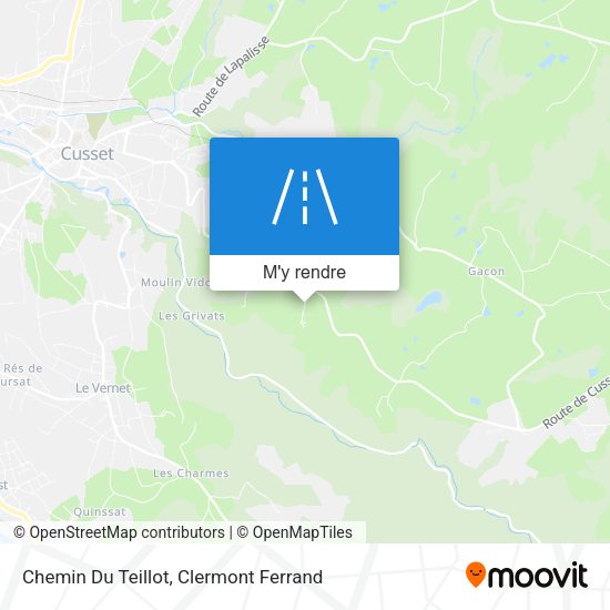 Chemin Du Teillot plan
