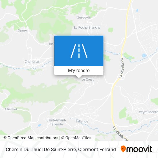 Chemin Du Thuel De Saint-Pierre plan