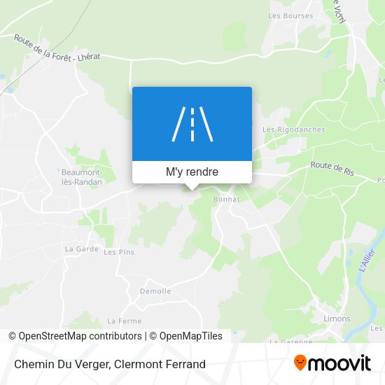 Chemin Du Verger plan