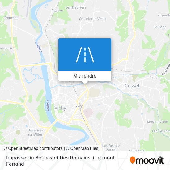 Impasse Du Boulevard Des Romains plan
