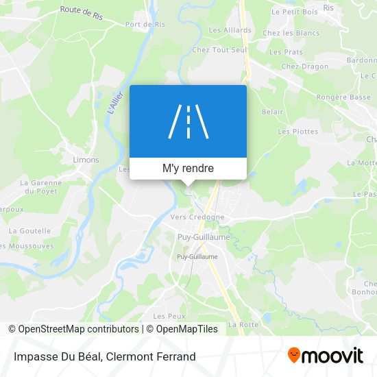 Impasse Du Béal plan
