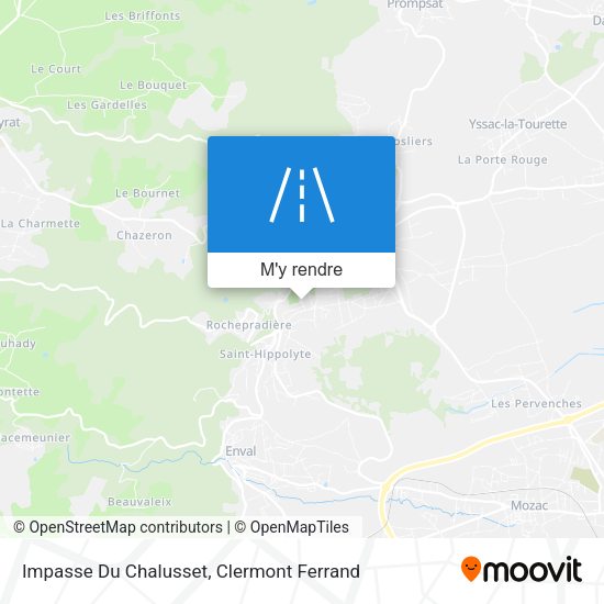 Impasse Du Chalusset plan