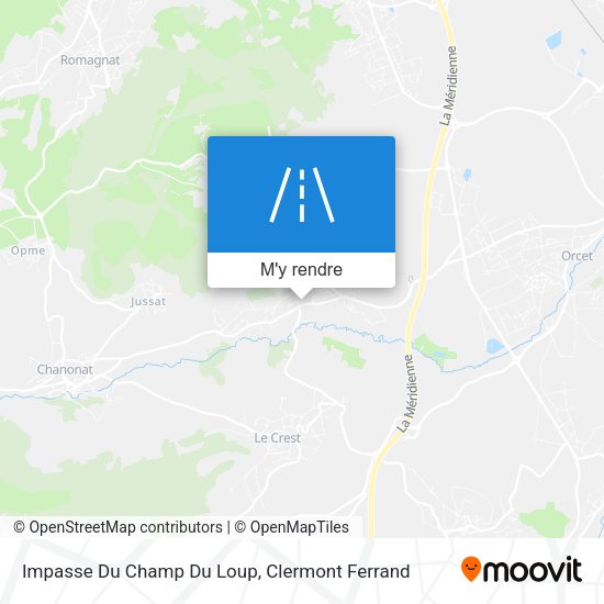 Impasse Du Champ Du Loup plan