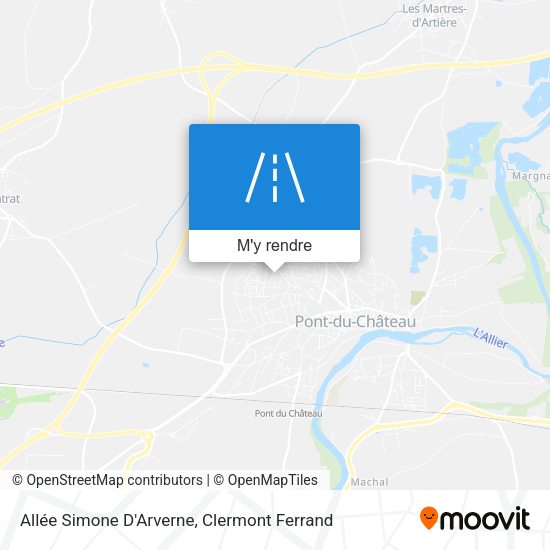 Allée Simone D'Arverne plan