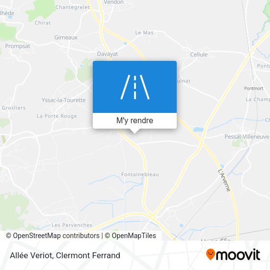 Allée Veriot plan