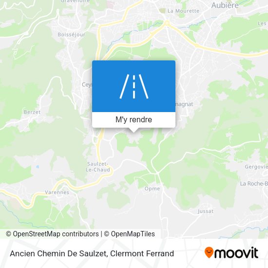 Ancien Chemin De Saulzet plan