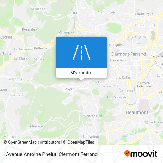 Avenue Antoine Phelut plan