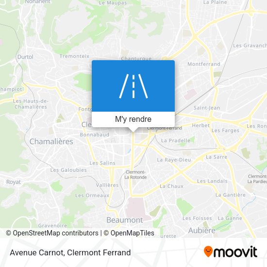 Avenue Carnot plan
