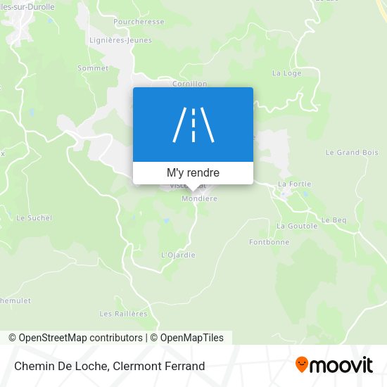 Chemin De Loche plan
