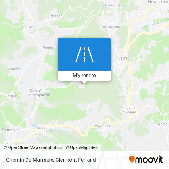 Chemin De Marmeix plan