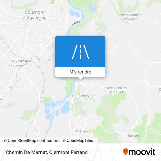 Chemin De Marnat plan