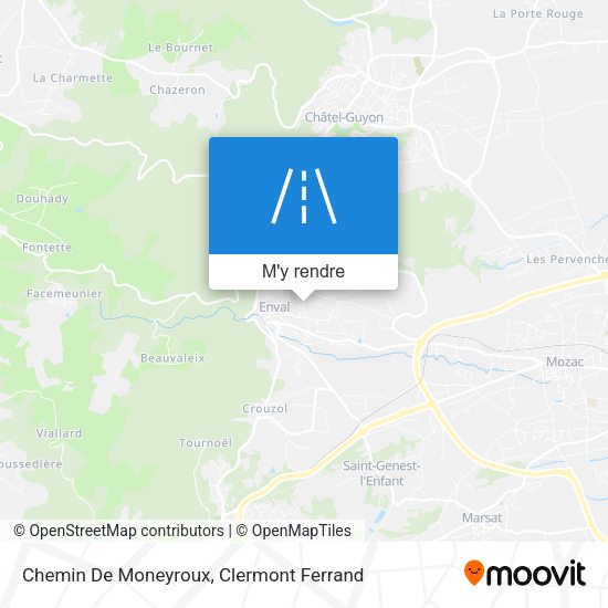 Chemin De Moneyroux plan