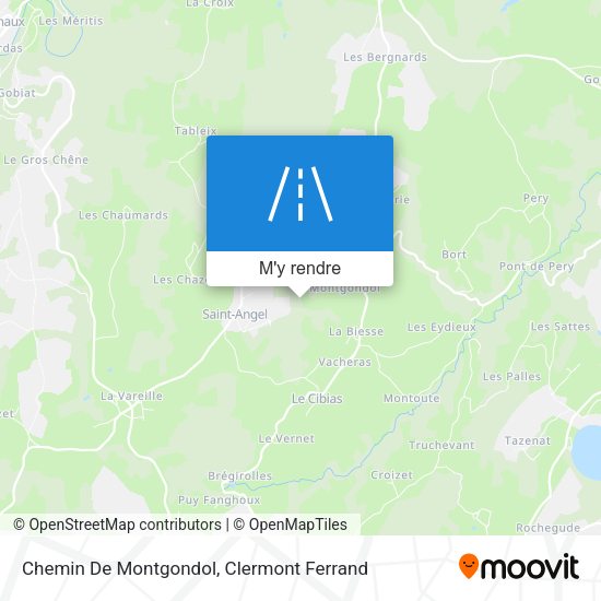 Chemin De Montgondol plan