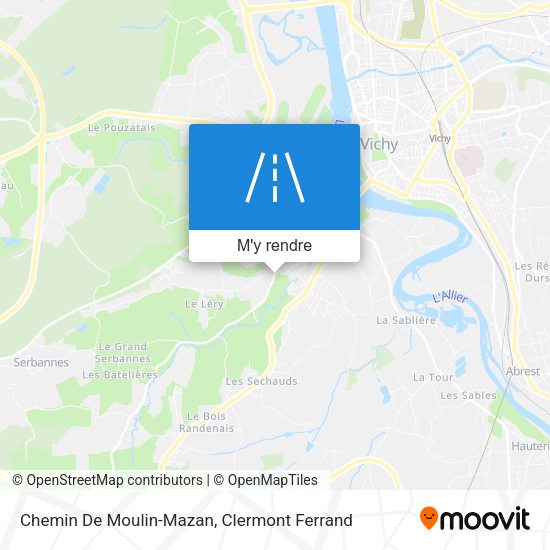 Chemin De Moulin-Mazan plan