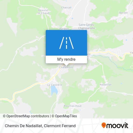 Chemin De Nadaillat plan