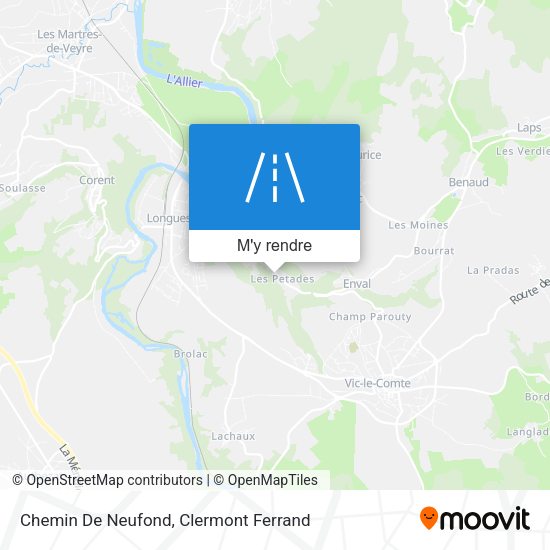 Chemin De Neufond plan