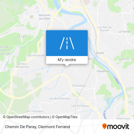 Chemin De Paray plan