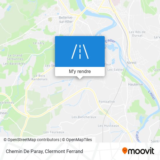 Chemin De Paray plan