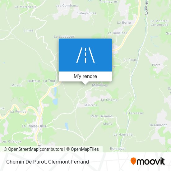 Chemin De Parot plan