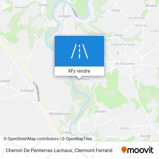 Chemin De Penlierras Lachaux plan