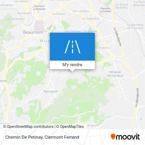 Chemin De Petinay plan