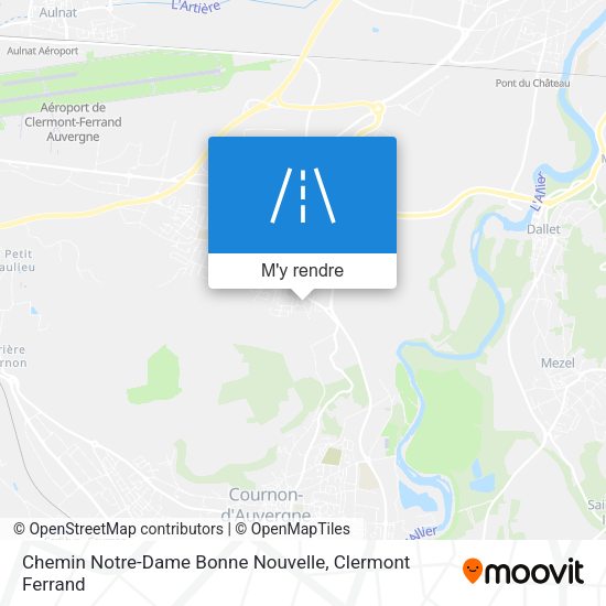 Chemin Notre-Dame Bonne Nouvelle plan