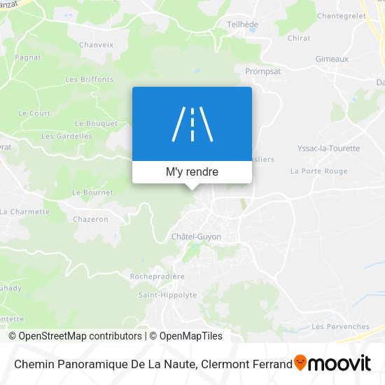 Chemin Panoramique De La Naute plan