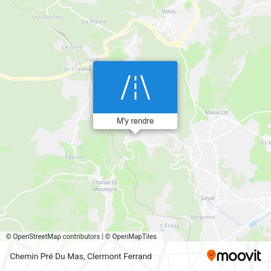 Chemin Pré Du Mas plan