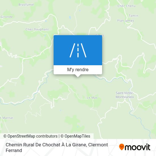 Chemin Rural De Chochat À La Girane plan