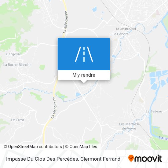 Impasse Du Clos Des Percèdes plan