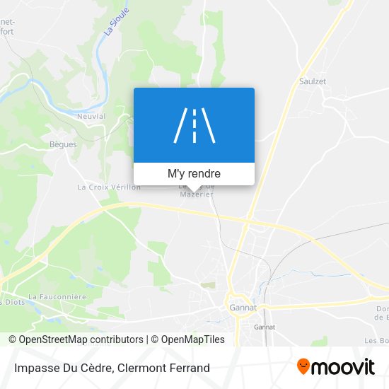 Impasse Du Cèdre plan