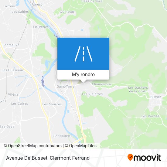 Avenue De Busset plan
