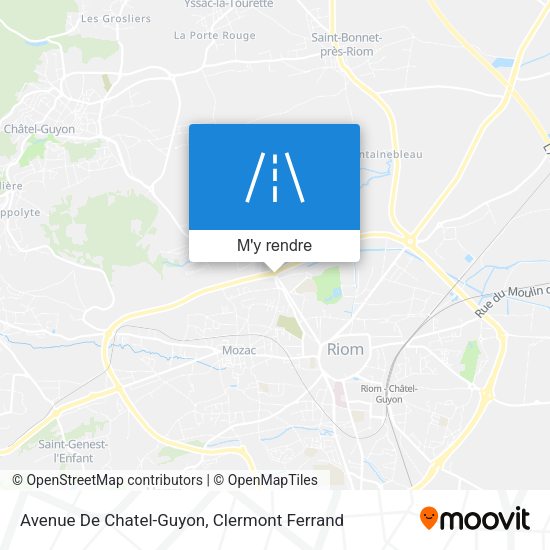 Avenue De Chatel-Guyon plan