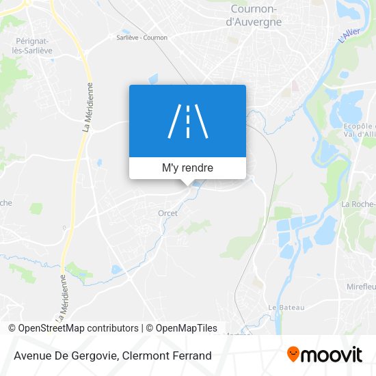 Avenue De Gergovie plan