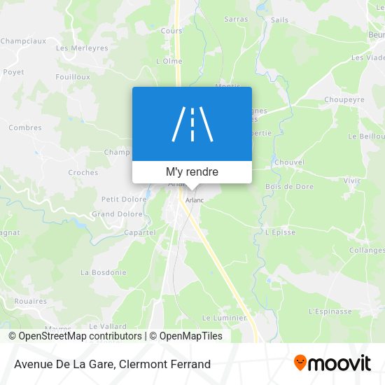Avenue De La Gare plan