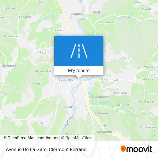 Avenue De La Gare plan