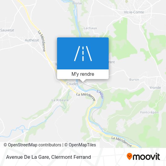 Avenue De La Gare plan
