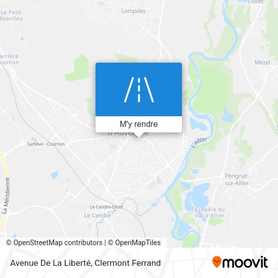 Avenue De La Liberté plan