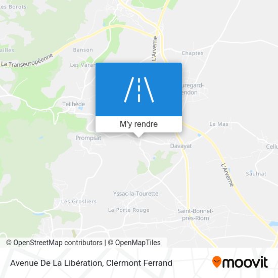 Avenue De La Libération plan