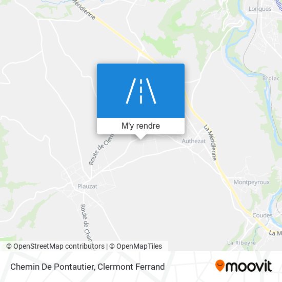 Chemin De Pontautier plan