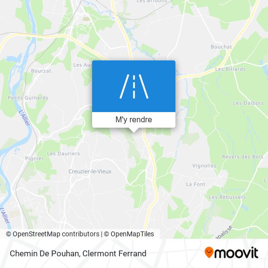 Chemin De Pouhan plan