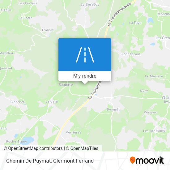 Chemin De Puymat plan