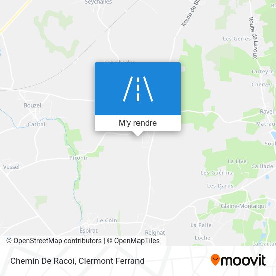 Chemin De Racoi plan