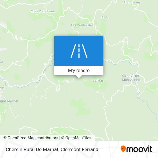 Chemin Rural De Marnat plan