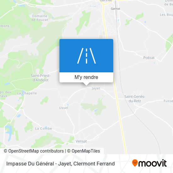 Impasse Du Général - Jayet plan