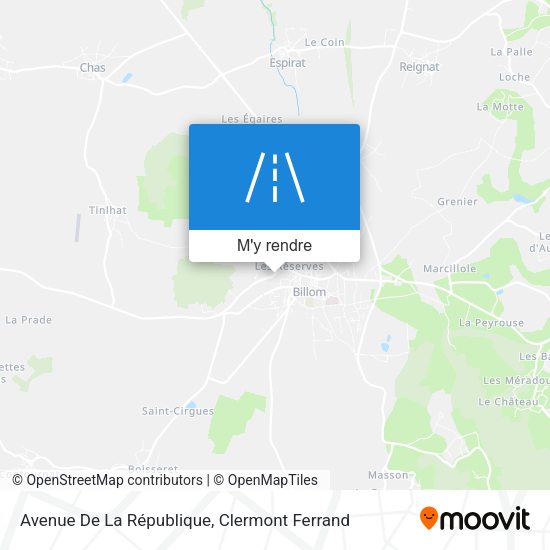 Avenue De La République plan