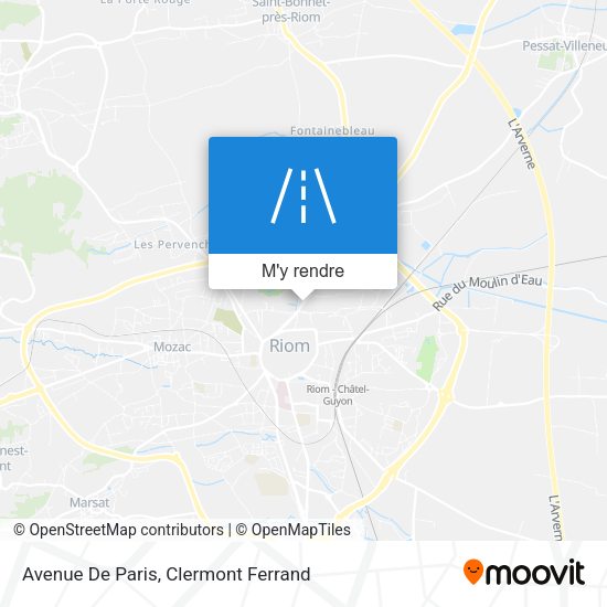 Avenue De Paris plan