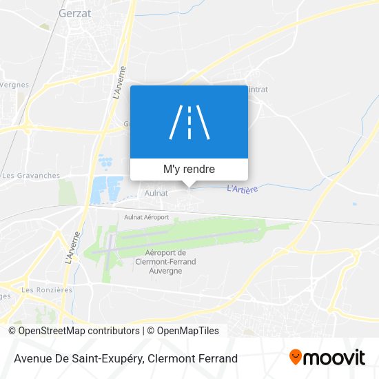 Avenue De Saint-Exupéry plan