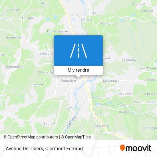 Avenue De Thiers plan