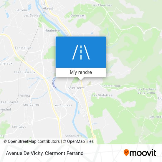 Avenue De Vichy plan